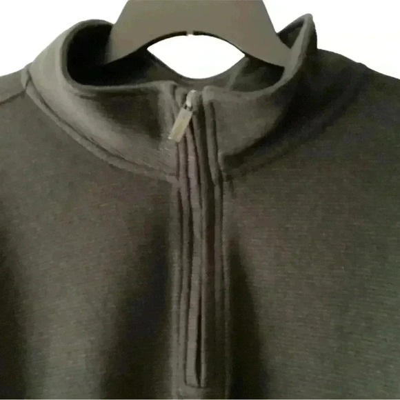 Van Heusen Men’s Gray Quarter Zip-Up Sweater Sz 3XLT - Picture 3 of 3